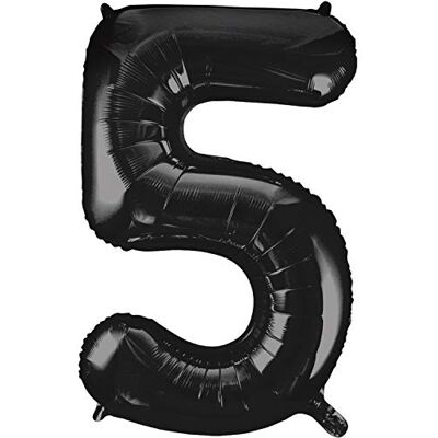 Unique Unik - 55865 - Numéro 5 - Noir - Ballon - Publicité Unique Unik - 55865 - Numéro 5 - Noir - Ballon - Publicité