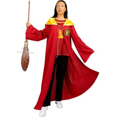 Funidelia Déguisement Quidditch Gryffondor Harry Potter pour femme et homme Déguisement pour Adultes, accessoires pour Halloween, carnaval et fêtes Grenat - Publicité Funidelia Déguisement Quidditch Gryffondor Harry Potter pour femme et homme Déguisement pour Adultes, accessoires pour Halloween, carnaval et fêtes Grenat - Publicité