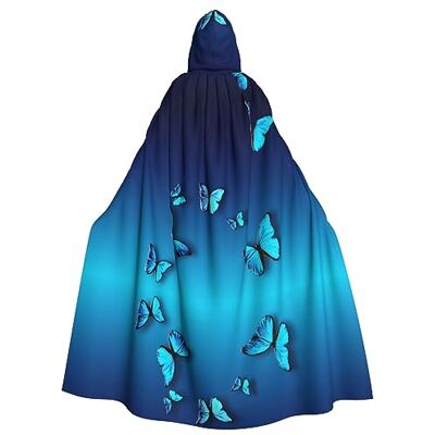 FADUNI Cape à capuche unisexe à fleurs colorées pour adultes - Publicité FADUNI Cape à capuche unisexe à fleurs colorées pour adultes - Publicité