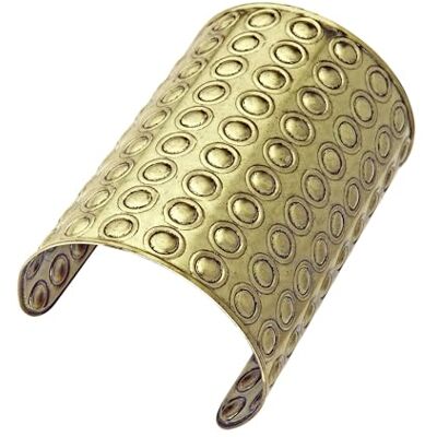 W WIDMANN MILANO Party Fashion Bracelet en bronze avec rivets, Bracelet, Bijoux fantaisie, Accessoire pour Egyptien, Super-héroïne, Cléopâtre, Costume Romain - Publicité W WIDMANN MILANO Party Fashion Bracelet en bronze avec rivets, Bracelet, Bijoux fantaisie, Accessoire pour Egyptien, Super-héroïne, Cléopâtre, Costume Romain - Publicité