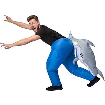 tectake dressforfun Costume de Requin autogonflant Unisex Fonctionne sur Pile et prêt à l’Utilisation en Un Tour de Main Liberté de Mouvement illimitée - Publicité tectake dressforfun Costume de Requin autogonflant Unisex Fonctionne sur Pile et prêt à l’Utilisation en Un Tour de Main Liberté de Mouvement illimitée - Publicité