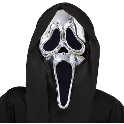 Fun World Masque Ghost Face Chrome Adulte - Publicité Fun World Masque Ghost Face Chrome Adulte - Publicité