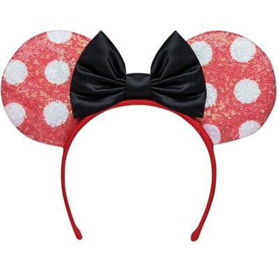 Disney Minnie Mouse – Serre-Tête Oreilles Rouges avec Nœud Noir – Accessoire de Déguisement pour Fille dès 3 Ans – Taille Unique – Produit Officiel pour Halloween, Carnaval ou Anniversaire - Publicité Disney Minnie Mouse – Serre-Tête Oreilles Rouges avec Nœud Noir – Accessoire de Déguisement pour Fille dès 3 Ans – Taille Unique – Produit Officiel pour Halloween, Carnaval ou Anniversaire - Publicité