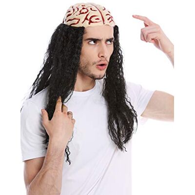 WIG ME UP 91579-ZA103 Perruque Dame Homme Halloween Horreur Cerveau Zombie Noir Longue - Publicité WIG ME UP 91579-ZA103 Perruque Dame Homme Halloween Horreur Cerveau Zombie Noir Longue - Publicité