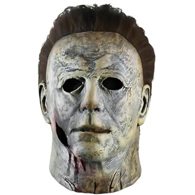Trick Or Treat Studios Masque Michael Myers Halloween 2018 en latex – Édition Deluxe Blood Edition – Déguisement d'horreur pour Halloween, carnaval et fête à thème - Publicité Trick Or Treat Studios Masque Michael Myers Halloween 2018 en latex – Édition Deluxe Blood Edition – Déguisement d'horreur pour Halloween, carnaval et fête à thème - Publicité