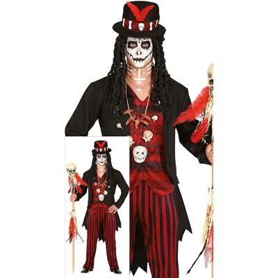 Fiestas Guirca - Déguisement de Chaman Voodoo pour Adolescent Taille 14-16 Ans - costume - Publicité Fiestas Guirca - Déguisement de Chaman Voodoo pour Adolescent Taille 14-16 Ans - costume - Publicité