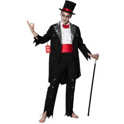 Fun Shack Costume Marié Fantome Homme, Deguisement Fantome Adulte, Déguisement Fantôme Adulte, Deguisemet Marié Halloween, Déguisement Zombie, Costume Homme Halloween - Publicité Fun Shack Costume Marié Fantome Homme, Deguisement Fantome Adulte, Déguisement Fantôme Adulte, Deguisemet Marié Halloween, Déguisement Zombie, Costume Homme Halloween - Publicité