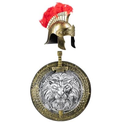 Funidelia Ensemble darmure de chevalier pour homme Médiévaux, Moyen Age Déguisement pour Adultes et accessoires pour Halloween, carnaval et fêtes. Doré - Publicité Funidelia Ensemble darmure de chevalier pour homme Médiévaux, Moyen Age Déguisement pour Adultes et accessoires pour Halloween, carnaval et fêtes. Doré - Publicité