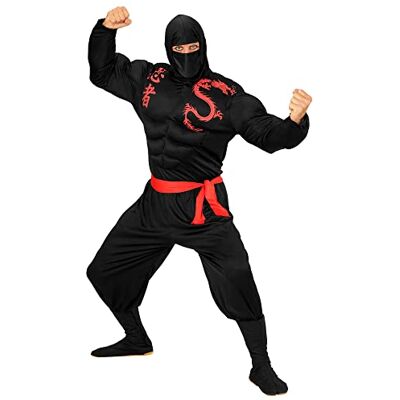 W WIDMANN MILANO Party Fashion Costume ninja musclé, chemise musclée, guerrier japonais, combattant, déguisements de carnaval - Publicité W WIDMANN MILANO Party Fashion Costume ninja musclé, chemise musclée, guerrier japonais, combattant, déguisements de carnaval - Publicité