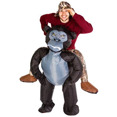 Bodysocks Costume de déguisement Gorille chevauche moi gonflable pour adultes - Publicité Bodysocks Costume de déguisement Gorille chevauche moi gonflable pour adultes - Publicité