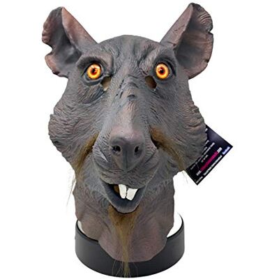 Rubber Johnnies TM Masque de rat pour déguisement de Maître Splinter des Tortues Ninja - Publicité Rubber Johnnies TM Masque de rat pour déguisement de Maître Splinter des Tortues Ninja - Publicité