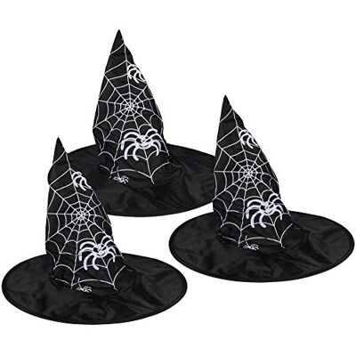 com-four ® Ensemble de costumes comprenant un chapeau de sorcière les déguisements et Halloween - Publicité com-four ® Ensemble de costumes comprenant un chapeau de sorcière les déguisements et Halloween - Publicité