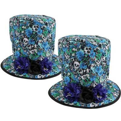 com-four ® Chapeau pour carnaval, Halloween et fête à thème du jour des morts Chapeau pour carnaval et Jour des morts Accessoire de costume - Publicité com-four ® Chapeau pour carnaval, Halloween et fête à thème du jour des morts Chapeau pour carnaval et Jour des morts Accessoire de costume - Publicité