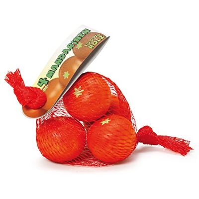 Erzi 7.5 x 6.4 x 4.2 cm Pretend Play en Bois épicerie Merchandize Mandarine dans Un Filet - Publicité Erzi 7.5 x 6.4 x 4.2 cm Pretend Play en Bois épicerie Merchandize Mandarine dans Un Filet - Publicité
