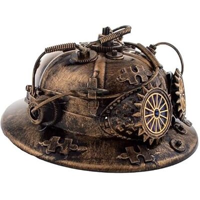 LP Divertissements Casque mineur steampunk bronze adulte - Publicité LP Divertissements Casque mineur steampunk bronze adulte - Publicité