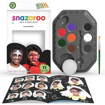 Snazaroo Palette de Maquillage pour Visages Halloween - Publicité Snazaroo Palette de Maquillage pour Visages Halloween - Publicité