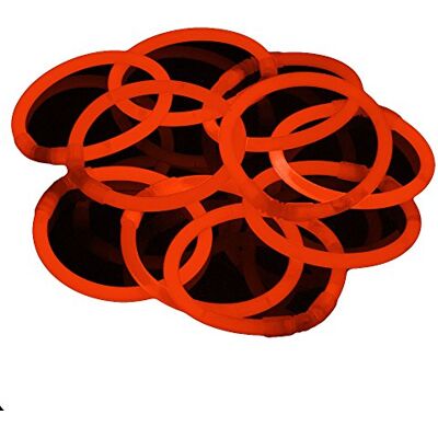 The Glowhouse Lot de 100 bracelets Glowhouse Glow Stick de haute qualité, couleurs individuelles, Taille unique, Métal - Publicité The Glowhouse Lot de 100 bracelets Glowhouse Glow Stick de haute qualité, couleurs individuelles, Taille unique, Métal - Publicité
