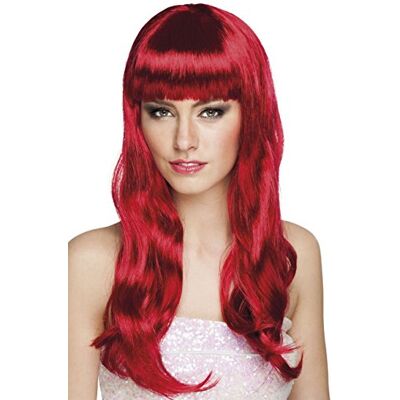 Boland Perruque longue rouge foncée femme Coloré Taille Unique - Publicité Boland Perruque longue rouge foncée femme Coloré Taille Unique - Publicité