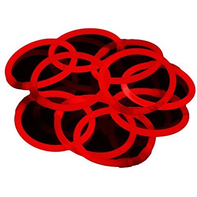 The Glowhouse Lot de 100 bracelets Glowhouse Glow Stick de haute qualité, couleurs individuelles, Misura unica, Métal - Publicité The Glowhouse Lot de 100 bracelets Glowhouse Glow Stick de haute qualité, couleurs individuelles, Misura unica, Métal - Publicité