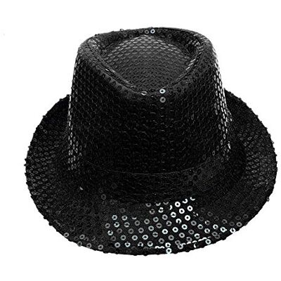 NCQiFei Chapeau Paillette Homme Nouvel An Brillante à Paillettes Femme Disco Danse pour Fête à Thème Carnaval Cosplay Élégant Adulte 60 cm - Publicité NCQiFei Chapeau Paillette Homme Nouvel An Brillante à Paillettes Femme Disco Danse pour Fête à Thème Carnaval Cosplay Élégant Adulte 60 cm - Publicité