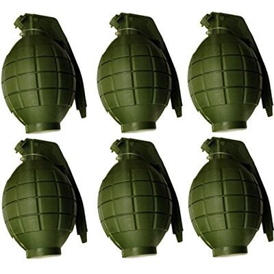 Toyland Pack de 6 Jouets pour Enfants Green Grenades à Main avec Clignotant de lumière et de Son Roleplay - Publicité Toyland Pack de 6 Jouets pour Enfants Green Grenades à Main avec Clignotant de lumière et de Son Roleplay - Publicité