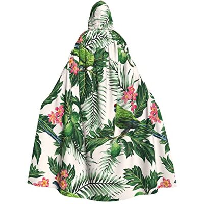 FADUNI Cape à capuche unisexe à fleurs colorées pour adultes - Publicité FADUNI Cape à capuche unisexe à fleurs colorées pour adultes - Publicité