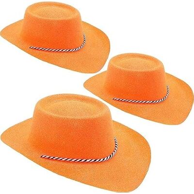 Toyland ® Lot de 3 chapeaux de cowboy à paillettes de 34 cm (13") Festivals, concerts, déguisements et accessoires pour enterrement de vie de jeune fille 10 couleurs disponibles - Publicité Toyland ® Lot de 3 chapeaux de cowboy à paillettes de 34 cm (13") Festivals, concerts, déguisements et accessoires pour enterrement de vie de jeune fille 10 couleurs disponibles - Publicité