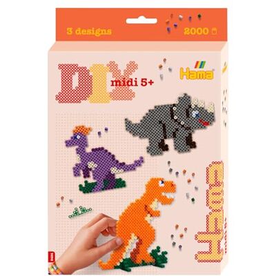 Hama 3434 Loisirs Créatifs Boîte Perles à Repasser Taille Midi Le Monde des Dinosaures - Publicité Hama 3434 Loisirs Créatifs Boîte Perles à Repasser Taille Midi Le Monde des Dinosaures - Publicité