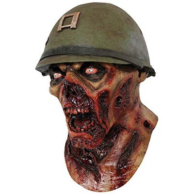 Ghoulish Productions Masque Capitaine Lester, Ligne Zombies, Costume en Latex Résistant, Peint à la Main, Halloween, Défilé de Carnaval, Fête Déguisée, Taille Unique Adulte. Publicité Ghoulish Productions Masque Capitaine Lester, Ligne Zombies, Costume en Latex Résistant, Peint à la Main, Halloween, Défilé de Carnaval, Fête Déguisée, Taille Unique Adulte. Publicité