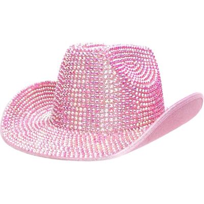 Toyland ® 36 cm (14") Chapeau de cowboy de luxe avec strass irisés Accessoires pour festivals, concerts, déguisements et enterrements de vie de jeune fille 3 couleurs disponibles - Publicité Toyland ® 36 cm (14") Chapeau de cowboy de luxe avec strass irisés Accessoires pour festivals, concerts, déguisements et enterrements de vie de jeune fille 3 couleurs disponibles - Publicité