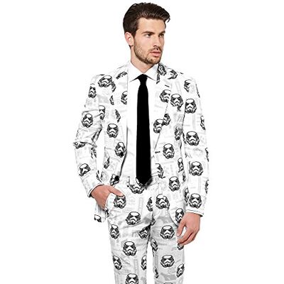 OppoSuits Fun Ugly Christmas for Men – The Rudolph – Full Suit: Jacket, Pants & Tie Costume pour Homme - Publicité OppoSuits Fun Ugly Christmas for Men – The Rudolph – Full Suit: Jacket, Pants & Tie Costume pour Homme - Publicité