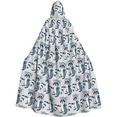 FADUNI Mignon raton laveur unisexe à capuche Cape Halloween Cosplay Halloween Noël Déguisement pour adultes - Publicité FADUNI Mignon raton laveur unisexe à capuche Cape Halloween Cosplay Halloween Noël Déguisement pour adultes - Publicité