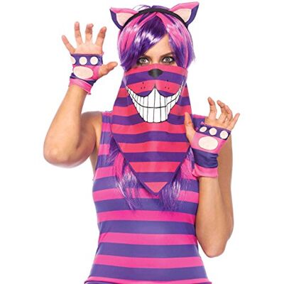 Leg Avenue Cheshire Cat Bandana, Taille Unique (Violet, Fuchsia) - Publicité Leg Avenue Cheshire Cat Bandana, Taille Unique (Violet, Fuchsia) - Publicité