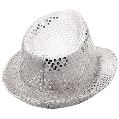NCQiFei Chapeau Paillette Homme Nouvel An Brillante à Paillettes Femme Disco Danse pour Fête à Thème Carnaval Cosplay Élégant Adulte 60 cm - Publicité NCQiFei Chapeau Paillette Homme Nouvel An Brillante à Paillettes Femme Disco Danse pour Fête à Thème Carnaval Cosplay Élégant Adulte 60 cm - Publicité