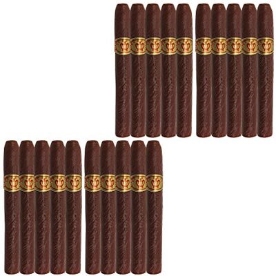 com-four ® 20x faux cigare géant pour le costume de gangster mafieux Al cigare factice pour carnaval et carnaval 12cm - Publicité com-four ® 20x faux cigare géant pour le costume de gangster mafieux Al cigare factice pour carnaval et carnaval 12cm - Publicité