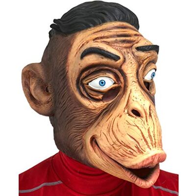 Rubber Johnnies outchouc Johnnies, Singe Humoristique, Adulte, Taille Unique, en Latex, Cirque, Zoo, Chimp Face, déguisement, Halloween - Publicité Rubber Johnnies outchouc Johnnies, Singe Humoristique, Adulte, Taille Unique, en Latex, Cirque, Zoo, Chimp Face, déguisement, Halloween - Publicité