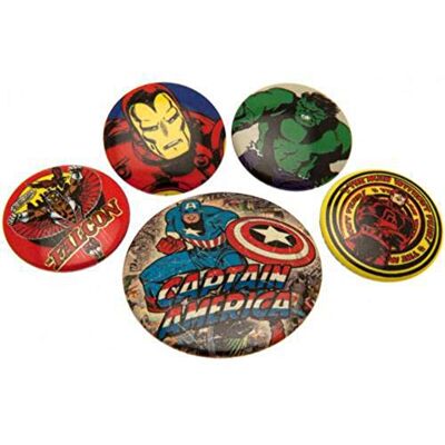 Marvel Comics Badge Set - Publicité Marvel Comics Badge Set - Publicité
