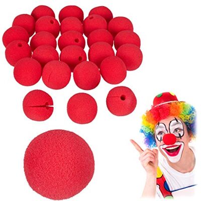 Relaxdays Nez de Clown, Lot de 250, Enfants & Adultes, Mousse, Carnaval, Halloween, Accessoire de Clown, Rouge - Publicité Relaxdays Nez de Clown, Lot de 250, Enfants & Adultes, Mousse, Carnaval, Halloween, Accessoire de Clown, Rouge - Publicité