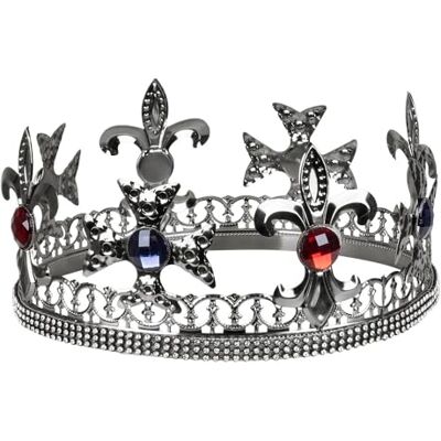 Couronne de roi argentée générique - Couronne - Publicité Couronne de roi argentée générique - Couronne - Publicité