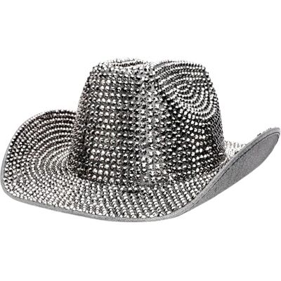 Toyland ® 36 cm (14") Chapeau de cowboy de luxe avec strass irisés Accessoires pour festivals, concerts, déguisements et enterrements de vie de jeune fille 3 couleurs disponibles - Publicité Toyland ® 36 cm (14") Chapeau de cowboy de luxe avec strass irisés Accessoires pour festivals, concerts, déguisements et enterrements de vie de jeune fille 3 couleurs disponibles - Publicité