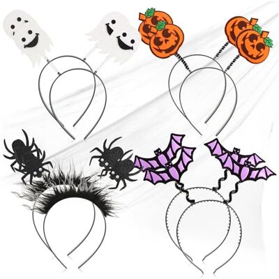 com-four ® Diadème pour Halloween et carnaval – Serre-tête en différentes variantes – Accessoire de costume pour Halloween, carnaval et fêtes à thème - Publicité com-four ® Diadème pour Halloween et carnaval – Serre-tête en différentes variantes – Accessoire de costume pour Halloween, carnaval et fêtes à thème - Publicité
