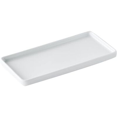 JOWOWER Plateau rectangulaire en céramique blanche Organiseur de salle de bain polyvalent pour cosmétiques, bijoux, savon, dentifrice et bâtonnets de soie dentaire Polyvalent pour évier de cuisine, plan - Publicité JOWOWER Plateau rectangulaire en céramique blanche Organiseur de salle de bain polyvalent pour cosmétiques, bijoux, savon, dentifrice et bâtonnets de soie dentaire Polyvalent pour évier de cuisine, plan - Publicité