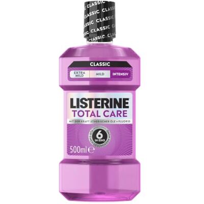Rinçage buccal Listerine Total Care - Hygiène buccale - Publicité Rinçage buccal Listerine Total Care - Hygiène buccale - Publicité