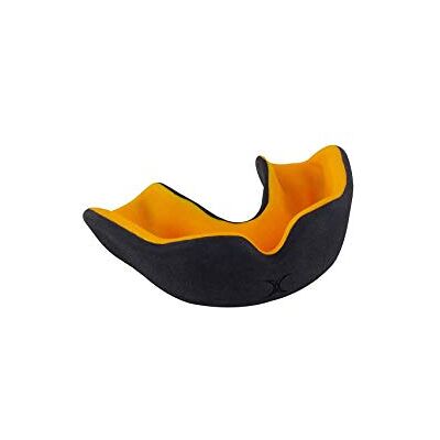 Gilbert X Brace Dual Density Protège-Dents Mixte Adulte, Noir/Orange, Junior - Publicité Gilbert X Brace Dual Density Protège-Dents Mixte Adulte, Noir/Orange, Junior - Publicité
