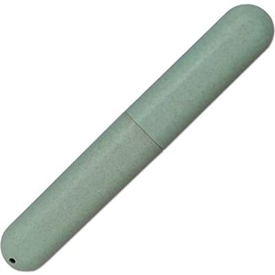 Dental Aesthetics 1 étui de voyage pour brosse à dents en paille de blé écologique, Vert, 20.5cm x 3cm x 2cm, Étui pour brosse à - Publicité Dental Aesthetics 1 étui de voyage pour brosse à dents en paille de blé écologique, Vert, 20.5cm x 3cm x 2cm, Étui pour brosse à - Publicité