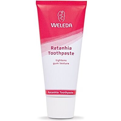 Weleda DENTIFRICO ratania 75 ML. Publicité Weleda DENTIFRICO ratania 75 ML. Publicité