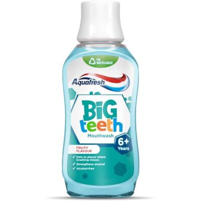 Aquafresh GSK My Big Teeth PĹyn do pĹukania dla dzieci 6 + Fruity 300 ml - Publicité Aquafresh GSK My Big Teeth PĹyn do pĹukania dla dzieci 6 + Fruity 300 ml - Publicité