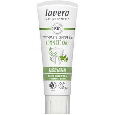 Lavera Marque Modèle Dentifrice à la Menthe et Fluor - Dentifrice - Publicité Lavera Marque Modèle Dentifrice à la Menthe et Fluor - Dentifrice - Publicité