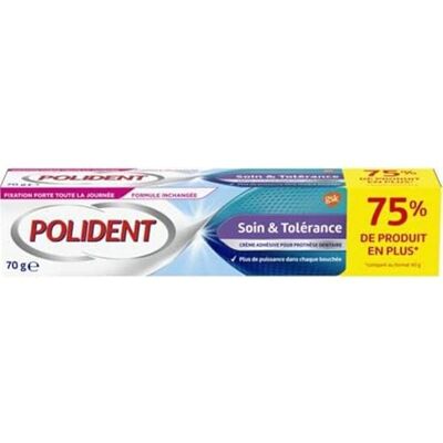 Polident Adhérence Maximum + Anti-Particules Hypoallergénique 70g (lot de 3) - Publicité Polident Adhérence Maximum + Anti-Particules Hypoallergénique 70g (lot de 3) - Publicité