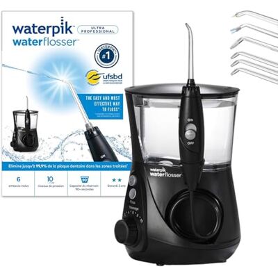 Waterpik Ultra Professionnel Hydropulseur Dentaire -10 niveaux de pression - Publicité Waterpik Ultra Professionnel Hydropulseur Dentaire -10 niveaux de pression - Publicité